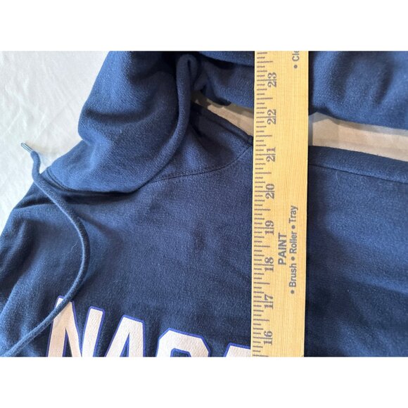 Point Sportswear NASA Full Zip Hoodie Medium Navy Blue Sweatshirt Space Logo - Picture 6 of 6